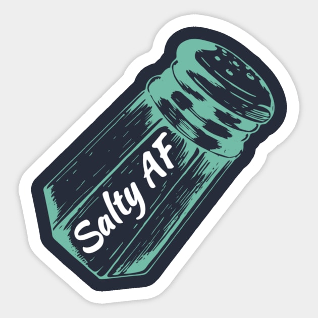 Salty AF Sticker by YastiMineka